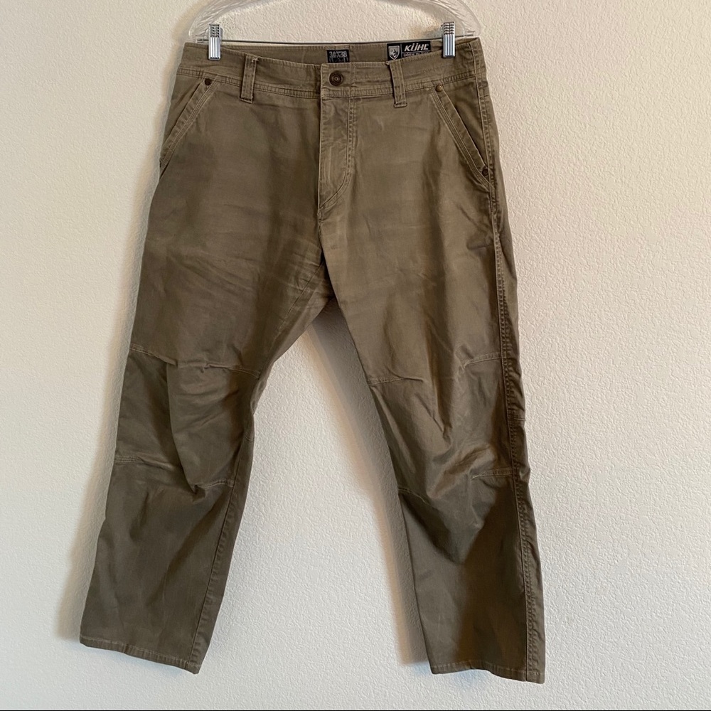 Kuhl Slackr Gray pants Size 34x30 Vintage patina